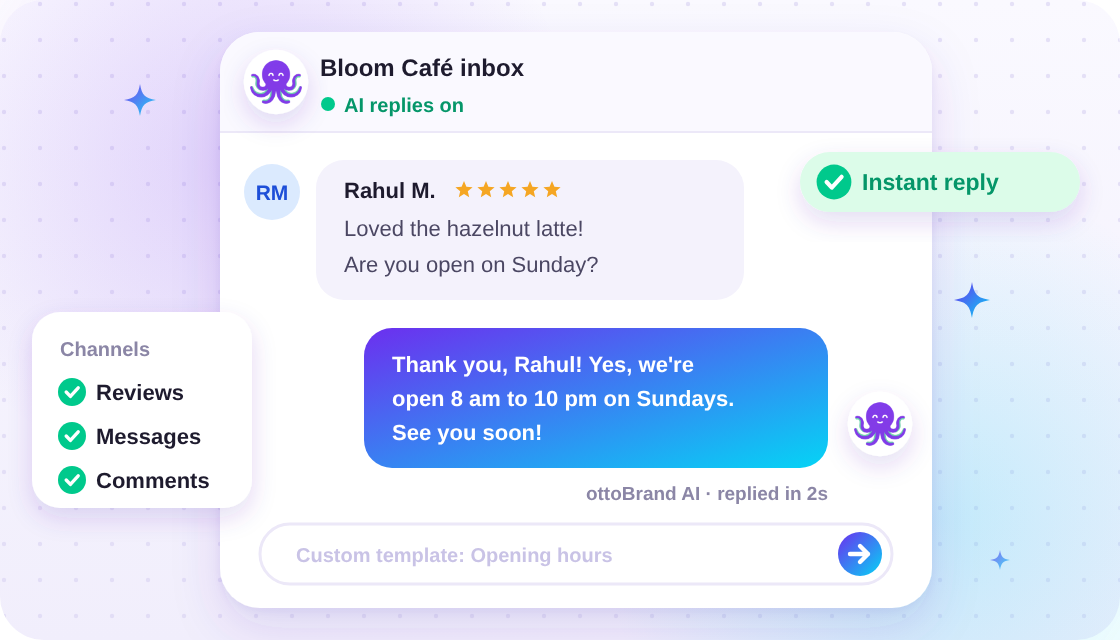 AI Google review replies