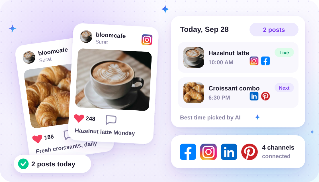 Social media auto-posting